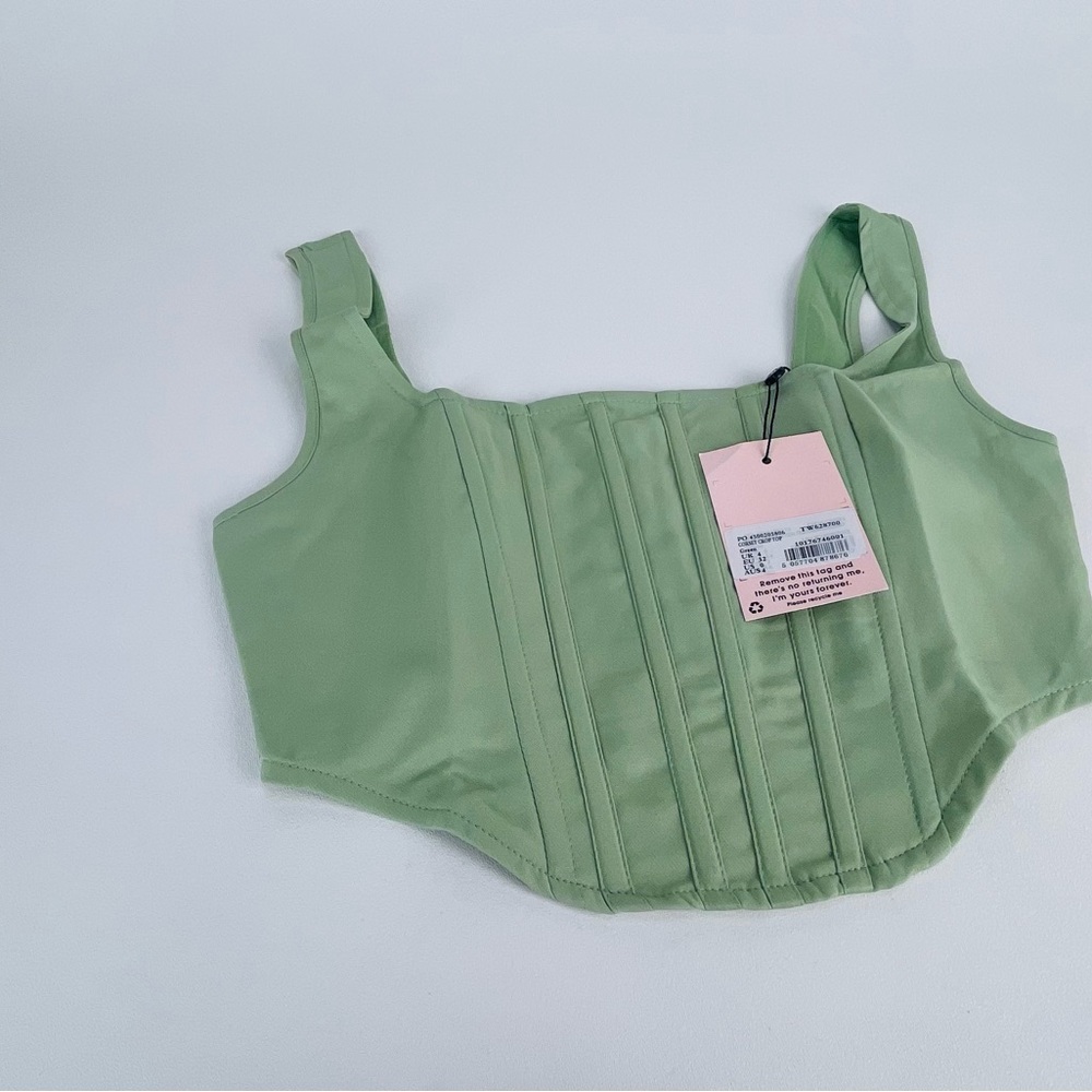 CORSET CROP TOP
Green - Picture 4 of 6